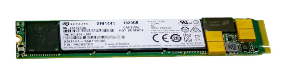 XM1441-1AA112048 Seagate Nytro XM1440 1.92TB MLC PCI Express 3.0 x4 NVMe Read Intensive M.2 22110 Internal Solid State Drive (SSD)