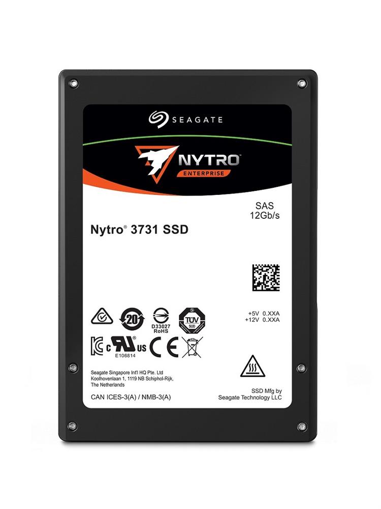 XS1600ME70004 Seagate Nytro 3731 Series 1.6TB eTLC SAS 12Gbps Write Intensive 2.5-inch Internal Solid State Drive (SSD)