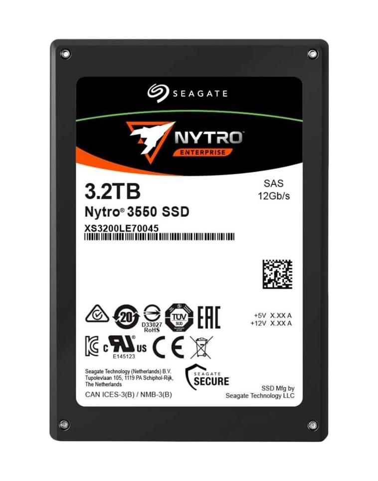 XS3200LE70045 Seagate Nytro 3550 3.2TB TLC SAS 12Gbps 2.5-Inch Solid State Drive (SSD)