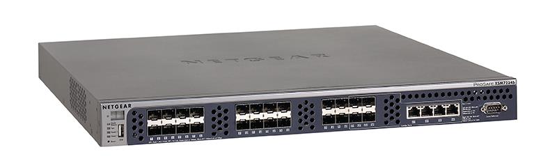 XSM7224S NetGear ProSafe 24-Ports (4x RJ45 and 24x SFP Ports) 10 Gigabit Stackable Layer 2 Managed Switch (Refurbished)