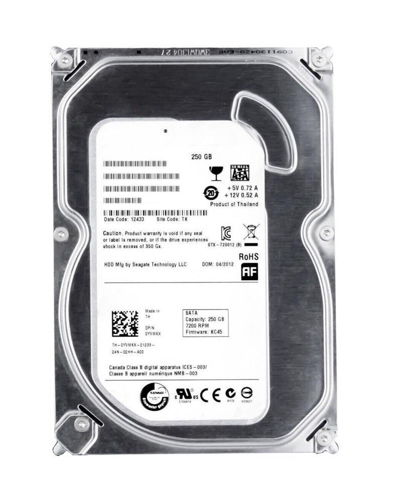XT123 Dell 250GB 7200RPM SATA 3Gbps 3.5-inch Internal Hard Drive