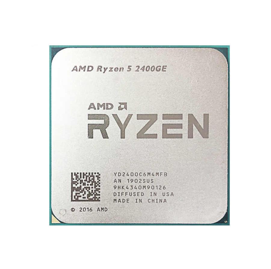 YD2400C6M4MFB AMD Ryzen 5 2400GE with Radeon RX Vega 11 Graphics Quad-Core 3.20GHz 4MB L3 Cache Socket AM4 Processor