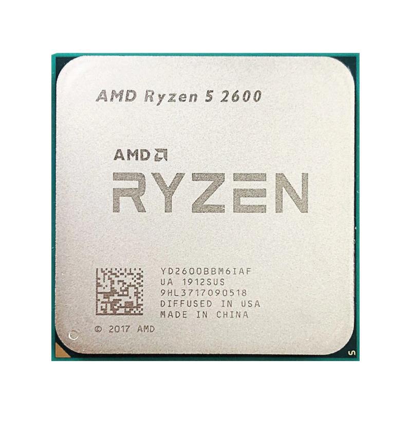 YD2600BBM6IAF AMD Ryzen 5 2600 6-Core 3.40GHz 16MB L3 Cache Socket AM4 Processor