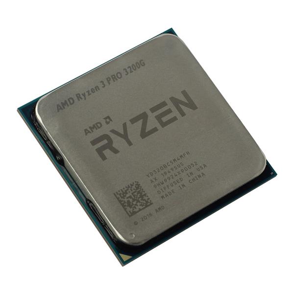 YD320BC5M4MFH AMD Ryzen 3 Pro 3200G 3.60GHz Quad-Core 4MB L3 Cache Socket AM4 Processor