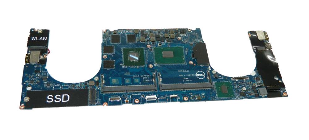YH90J Dell System Board (Motherboard) With 2.80GHz Nvidia Graphics Intel Core i7 Processor for Xps 15 9650 (Refurbished) 