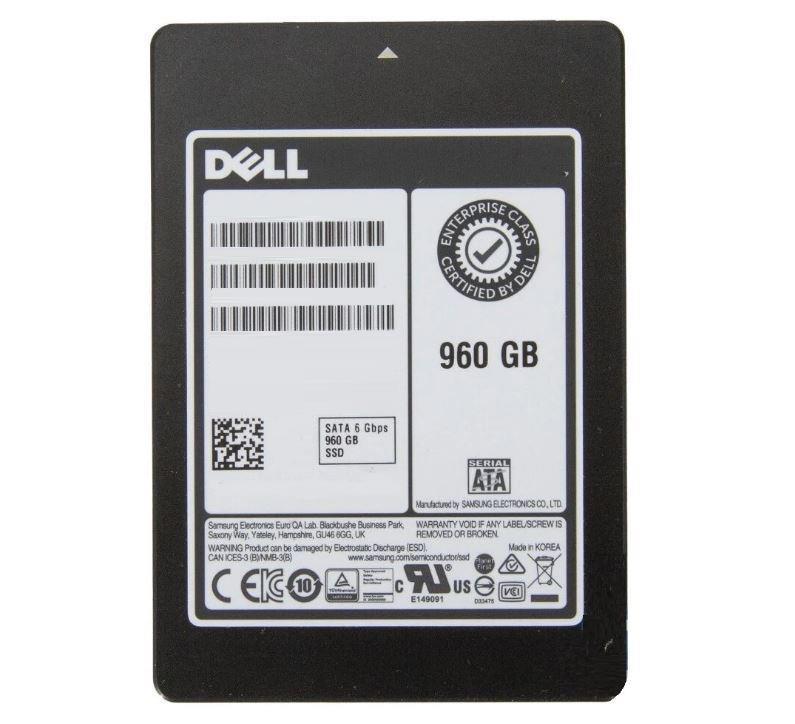 YM8K9 Dell 960GB PCI Express NVMe 4.0 x4 U.2 Enterprise 2.5-In SSD
