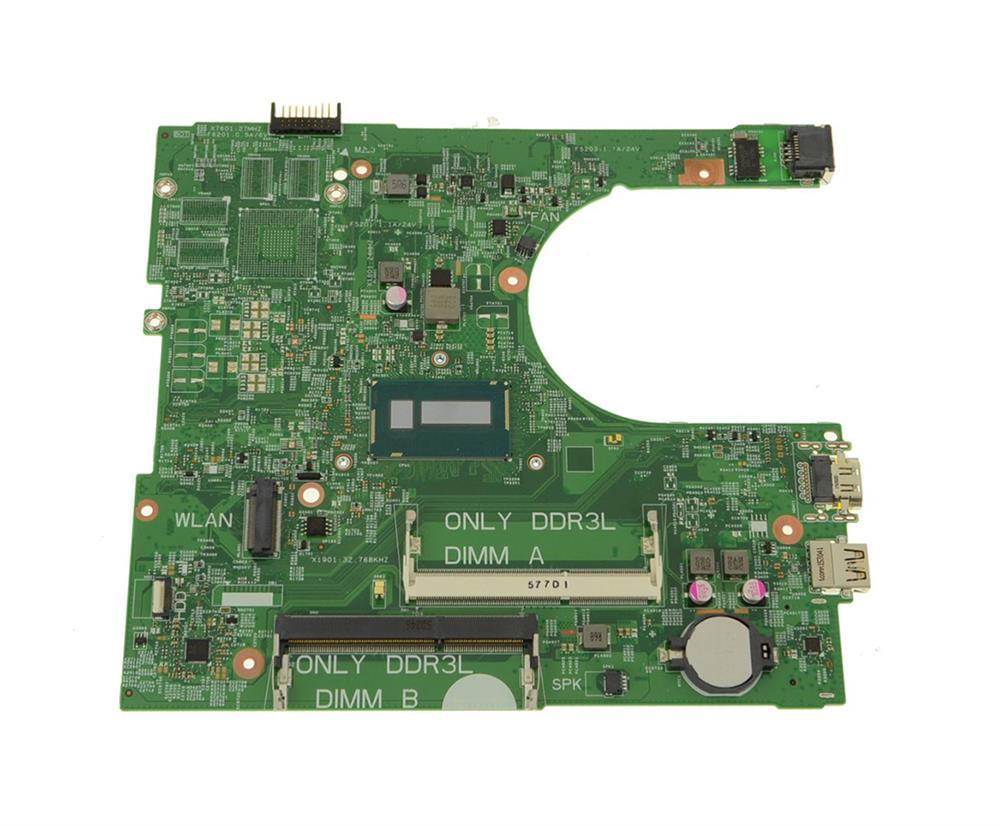 YNW6D Dell System Board (Motherboard) With Intel Core i5-4210U CPU for Vostro 3458 Laptop (Refurbished)