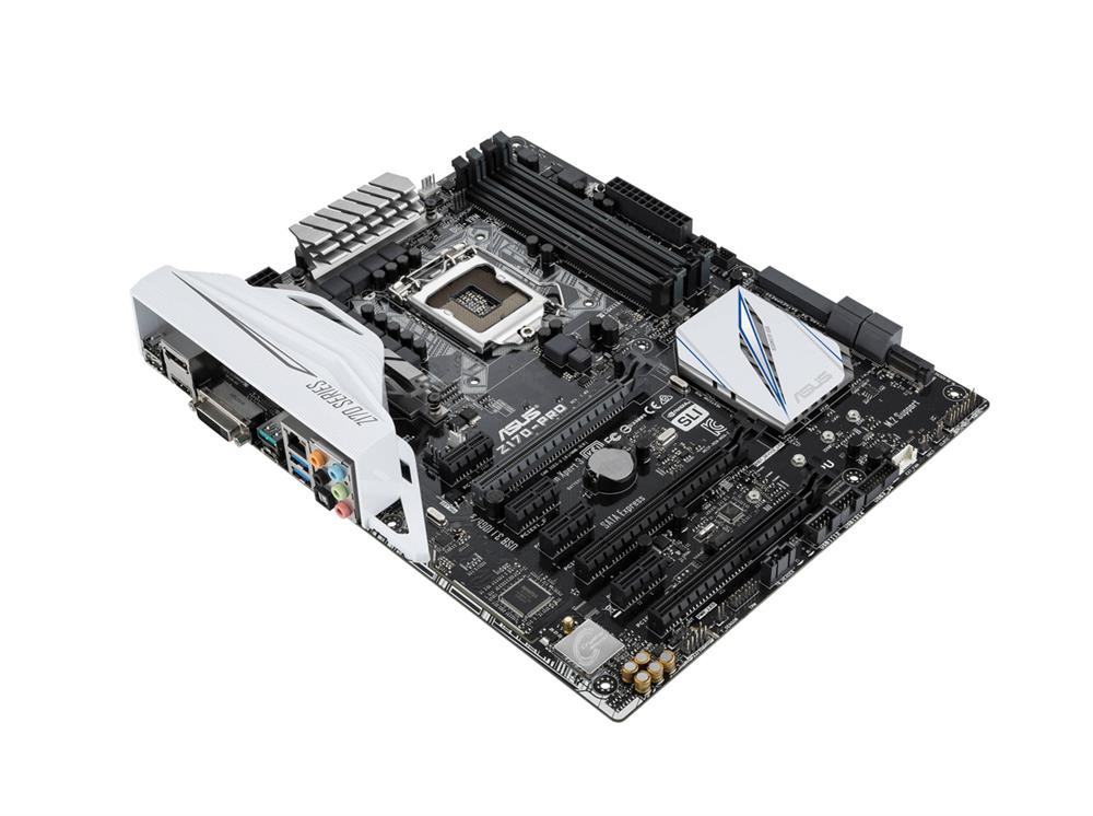 Z170-PRO-A1 ASUS Z170-PRO Socket LGA 1151 Intel Z170 Chipset 7th/6th Generation Core i7 / i5 / i3 / Pentium / Celeron Processors Support DDR4 4x DIMM 6x SATA 6.0Gb/s ATX Motherboard (Refurbished)