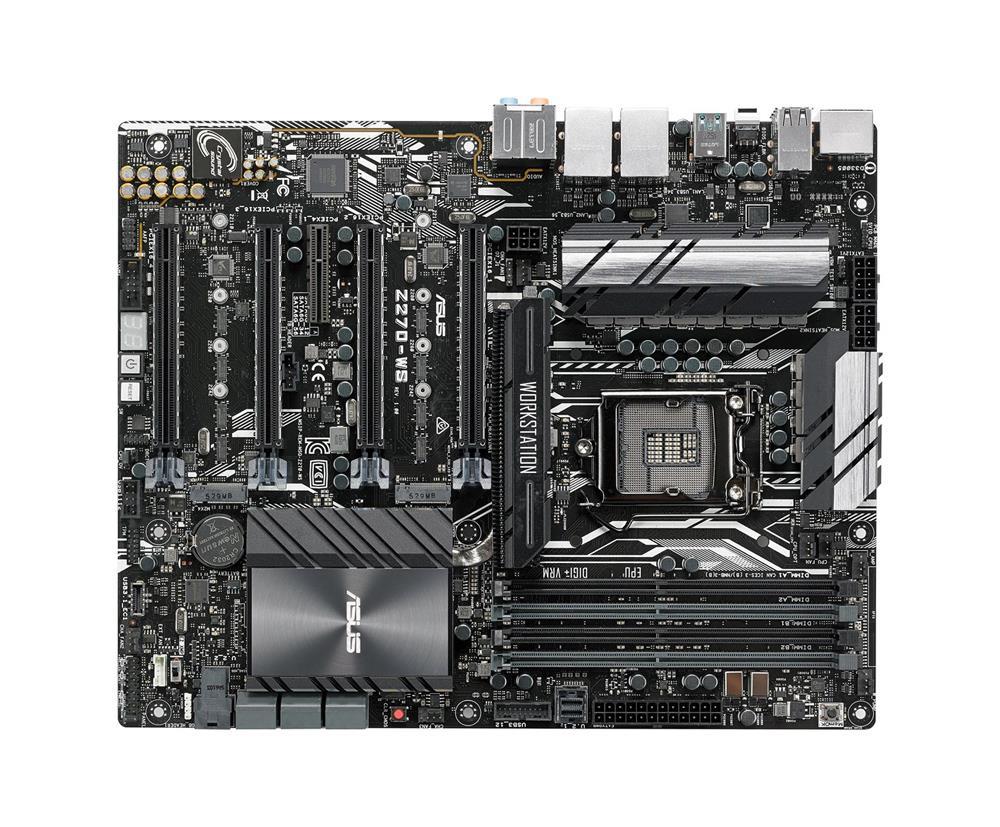 Z270-WS-B2 ASUS Z270-WS Socket LGA 1151 Intel Z270 Chipset Core i7 / i5 / i3 / Pentium / Celeron Processors Support DDR4 4x DIMM 6x SATA 6.0Gb/s ATX Motherboard (Refurbished)