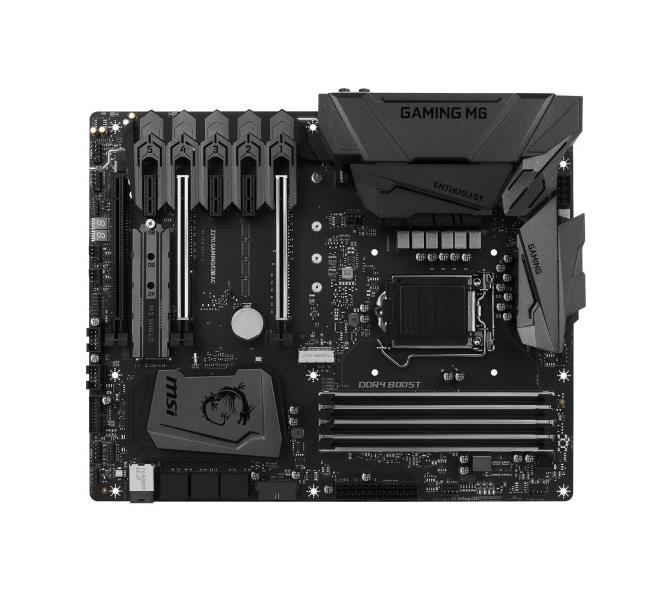 Z270GAMINGM6AC MSI Socket LGA 1151 Intel Z270 Chipset 7th/6th Generation Core i7 / 5 / i3 / Pentium / Celeron Processors Support DDR4 4x DIMM 6x SATA 6.0Gb/s ATX Motherboard (Refurbished) Z270 GAMING M6 AC