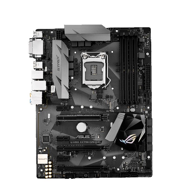 Z270H ASUS ROG STRIX GAMING Socket LGA 1151 Intel Z270 Chipset Core i7 / i5 / i3 / Pentium / Celeron Processors Support DDR4 4x DIMM 6x SATA 6.0Gb/s ATX Motherboard (Refurbished)
