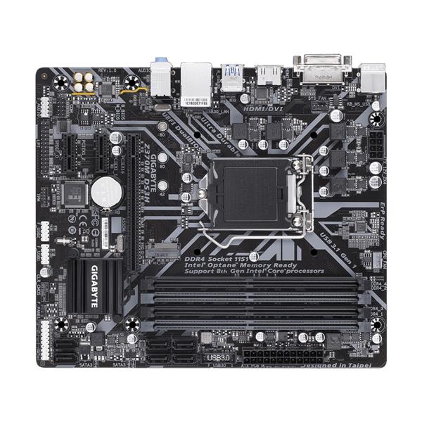 Z370M DS3H Gigabyte Socket LGA 1151 Intel Z370 Express Chipset 8th Generation Core i7 / i5 / i3 / Processors Support DDR4 4x DIMM 6x SATA 6.0Gb/s Micro-ATX Motherboard (Refurbished)