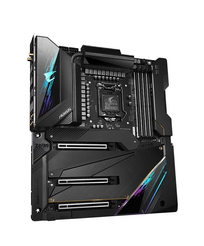 Z590 AORUS XTREME Gigabyte Socket LGA 1200 Intel Z590 Chipset 11th/10th Generation Intel Core i9 / i7 / i5 / i3 / Pentium / Celeron Processors Support DDR4 4x DIMM 6x SATA 6.0Gb/s E-ATX Motherboard (Refurbished)