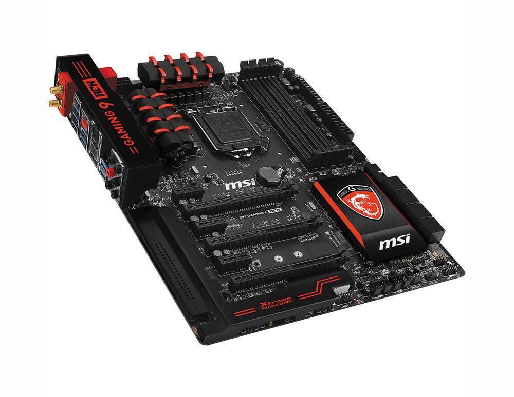 Z97 GAMING 9 ACK MSI Socket LGA 1150 Intel Z97 Express Chipset 4th/5th Generation Core i7 / i5 / i3 / Pentium / Celeron Processors Support DDR3 4x DIMM 8x SATA 6.0Gb/s ATX Motherboard (Refurbished)
