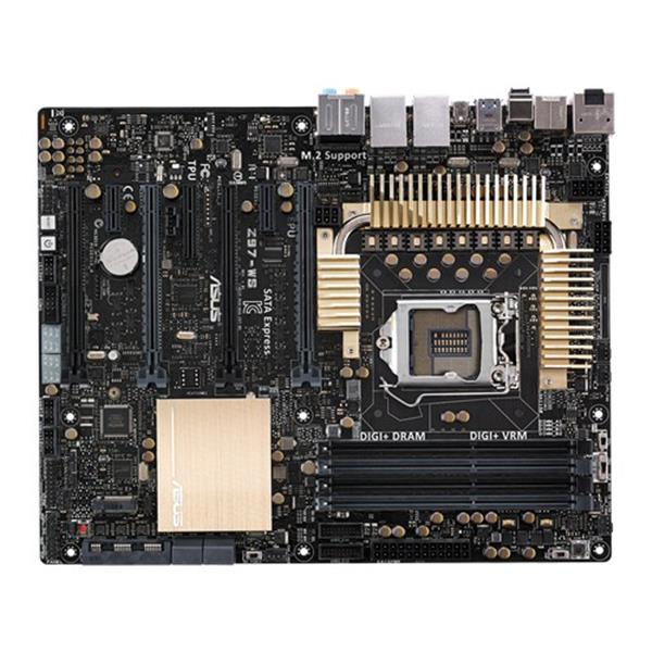 Z97WS ASUS Z97-WS Socket LGA1150 Intel Z97 Chipset 5th/ New 4th/4th Generation Core i7 / i5 / i3 / Pentium / Celeron Processors Support DDR3 4x DIMM 4x SATA 6.0Gb/s ATX Motherboard (Refurbished)