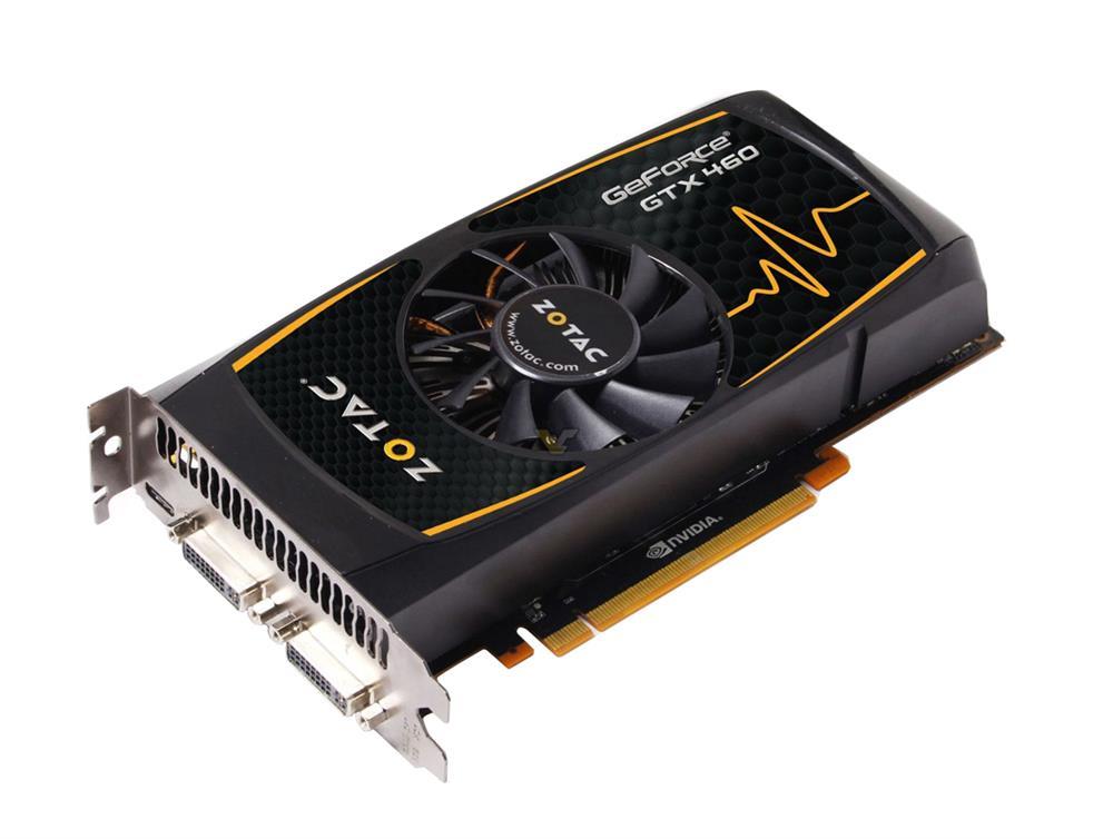 ZT-40401-10P Zotac Nvidia GeForce GTX 460 768MB GDDR5 192-Bit Mini HDMI / Dual DVI PCI-Express 2.0 x16 Video Graphics Card