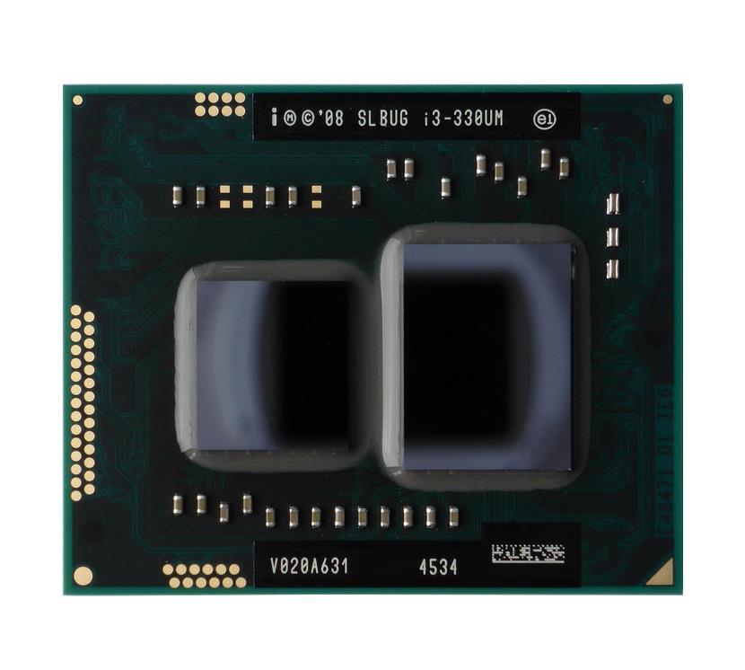 i3-330UM Intel Core i3 Dual Core 1.20GHz 2.50GT/s DMI 3MB L3 Cache Mobile Processor