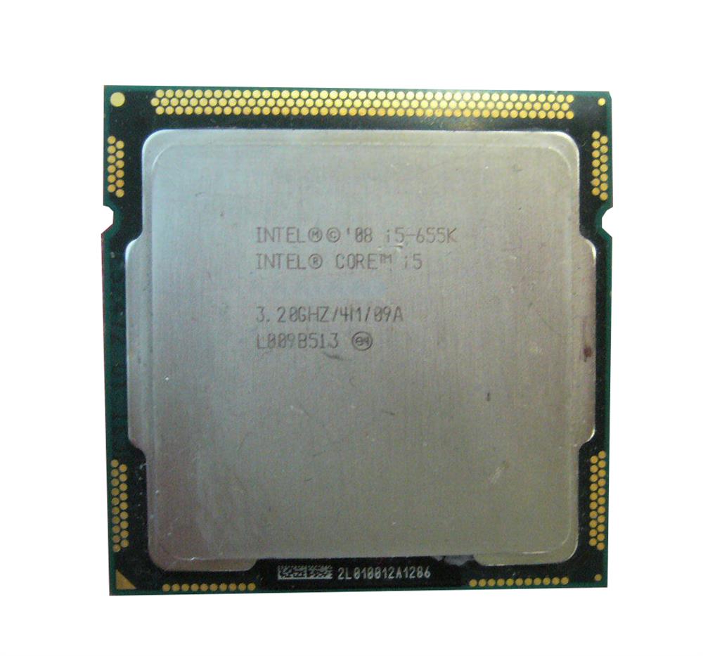i5-655K Intel Core i5 Dual-Core 3.20GHz 2.50GT/s DMI 4MB L3 Cache Processor