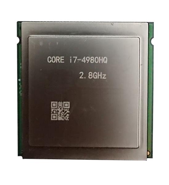 i7-4980HQ Intel Core i7 Quad Core 2.80GHz 5.00GT/s DMI2 6MB L3 Cache Mobile Processor