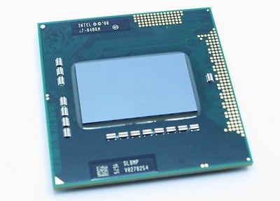 i7-840QM Intel Core i7 Quad Core 1.86GHz 2.50GT/s DMI 8MB L3 Cache Mobile Processor