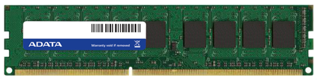 ADDE1333W4G9-B ADATA 4GB PC3-10600 DDR3-1333MHz ECC Unbuffered CL9 240-Pin DIMM 1.35V Low Voltage Single Rank Memory Module