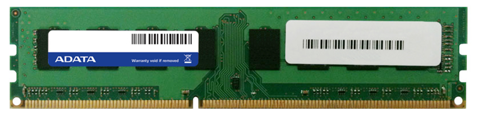 AD3U1333B2G9-B ADATA 2GB PC3-10600 DDR3-1333MHz non-ECC Unbuffered CL9 240-Pin DIMM Dual Rank Memory Module