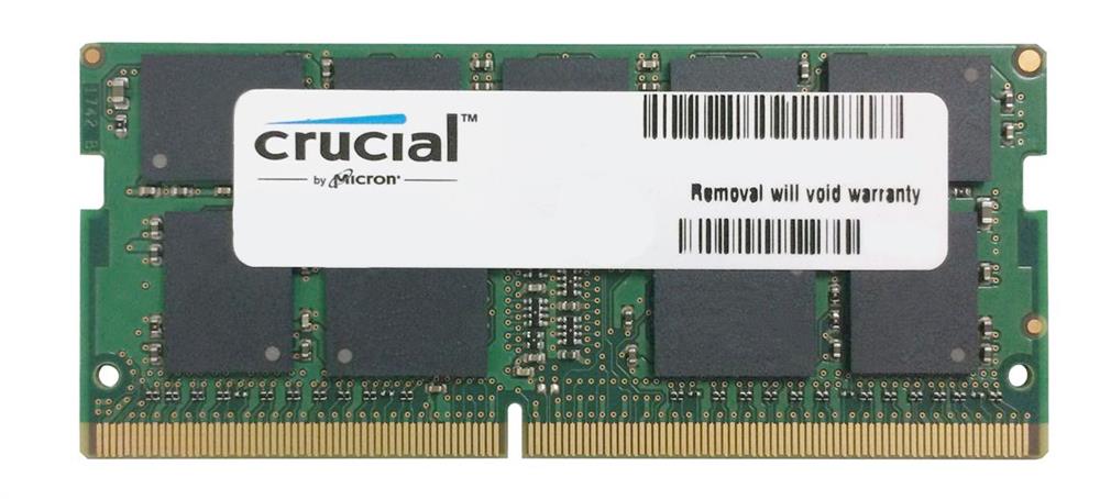CT16G4TFD8266 Crucial 16GB PC4-21300 DDR4-2666MHz ECC Unbuffered CL19 260-Pin SoDimm 1.2V Dual Rank Memory Module