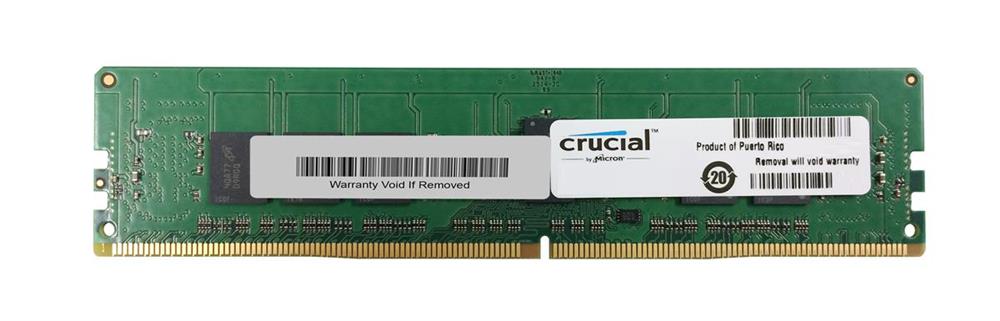 CTD421SR4G Crucial 4GB PC4-17000 DDR4-2133MHz Registered ECC CL15 288-Pin DIMM 1.2V Single Rank Memory Module