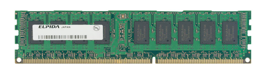 EBJ41HE4BAFA-AG Elpida 4GB PC3-8500 DDR3-1066MHz ECC Registered CL7 240-Pin DIMM Dual Rank Memory Module