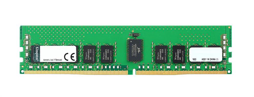 KVR24R17S/8I Kingston 8GB PC4-19200 DDR4-2400MHz Registered ECC CL17 288-Pin DIMM 1.2V Single Rank Memory Module