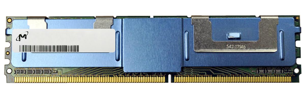 MT8GF36T5124-806IA-S Micron 8GB PC2-6400 DDR2-800MHz ECC Fully Buffered CL5 240-Pin DIMM Quad Rank Memory Module