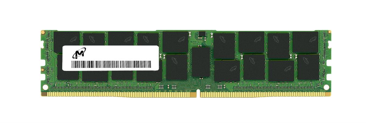 MTA72ASS8G72PSZ-2S6 Micron 64GB PC4-21300 DDR4-2666MHz Registered ECC CL19 288-Pin DIMM 1.2V Quad Rank Memory Module