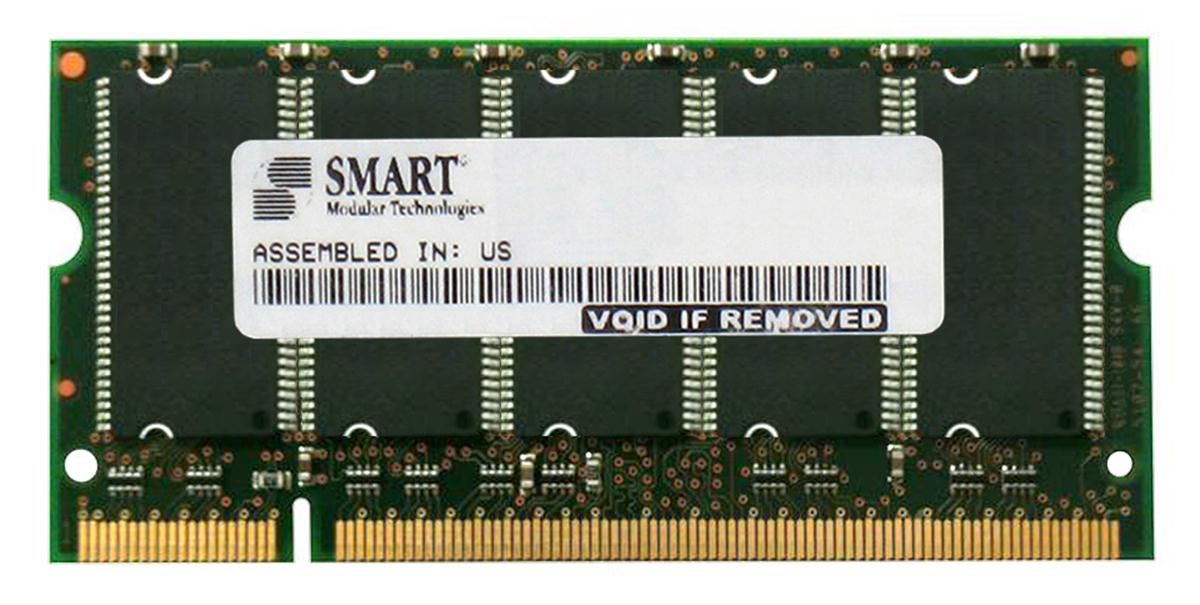 SG572328AVA27BG1SN Smart Modular 256MB PC2700 DDR-333MHz ECC Unbuffered CL2.5 200-Pin SoDimm Single Rank Memory Module