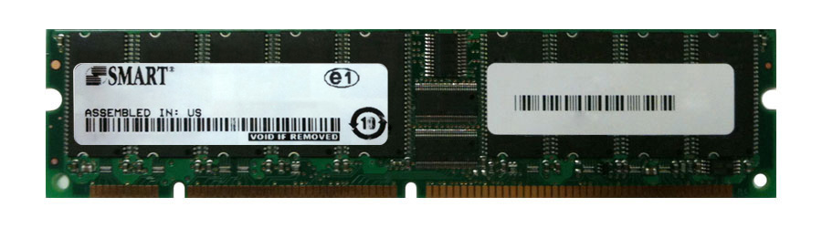 SM12872SR301LP Smart Modular 1GB PC133 133MHz ECC Unbuffered CL3 168-Pin DIMM Memory Module