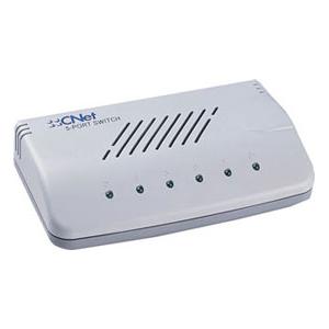 CNSH-500 CNet Ethernet Switch 5 x 10/100Base-TX, 1 x 10/100Base-TX (Refurbished)