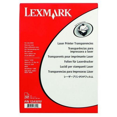 12A5010 Lexmark Transparency Film Transparencies A4 (8.25 In X 11.7 In) 146 G/m2 (Refurbished)