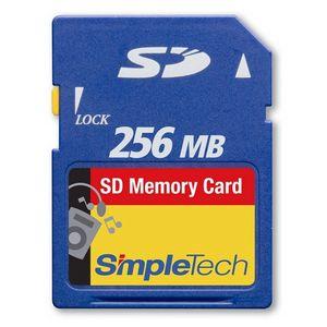 STI-SD/256 SimpleTech 256MB SD Flash Memory Card