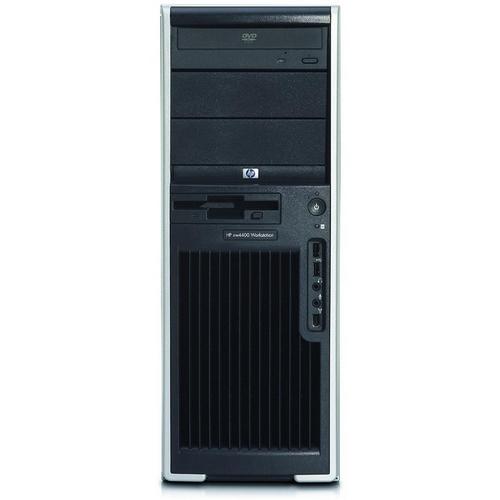 ET115AV#ABA HP xw4400 Mini-tower Workstation - 1 x Processors Supported - 1 x Intel Core 2 Duo E6400 Dual-core (2 Core) 2.13 GHz - Alloy Metallic (Refurbished)