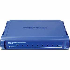 TE100-S8-B2 TRENDnet 8-Ports RJ-45 10Base-T/100Base-TX Fast Ethernet Auto-MDIX 100Mbps/200Mbps Full-duplex Half-duplex Desktop Switch (Refurbished)