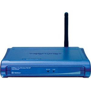 TEW-434APB-A1 TRENDnet Wireless G Poe Access Point Wrls 11bg 54MB 2.4GHz Wep Wpa 2dbi (Refurbished)
