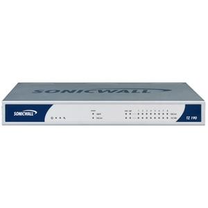 01-SSC-6854 SonicWALL Secure TZ 190 Firewall/VPN Security Appliance (8x5) 8 x 10/100Base-TX LAN 1 x 10/100Base-TX WAN (Refurbished)