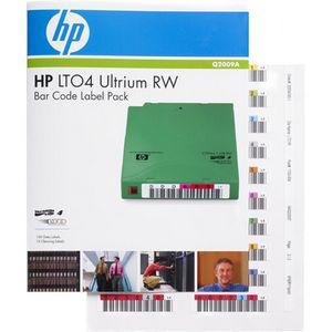 Q2009A HP Ultrium 4 RW Bar Code Label Pack - Bar code labels (Refurbished)