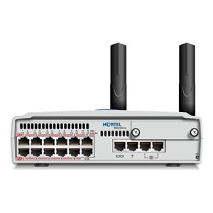 NT5S21DAE6 "Nortel BSG12ew Business Services Gateway 12 x 10/100Base-TX PoE LAN, 11 x 10/100Base-TX WAN, 2 x FXS, 1 x FXO IEEE 802.11b/g 54Mbps wireless router (Refurbished)"
