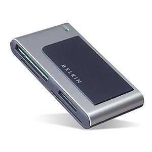 F5U248 Belkin FlashCard Reader/Writer 8-in-1 CompactFlash Type I, CompactFlash Type II, SmartMedia Card (SM), Secure Digital (SD) Card, MultiMediaCard (MMC), Microdrive, Memory Stick