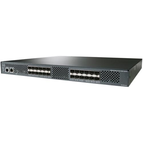 DSC9124APK9 Cisco MDS 9124 24-Ports Multilayer Fabric Managed Switch with 1x RJ-45 10/100Base-T Ports and 1x Console Port (Refurbished)