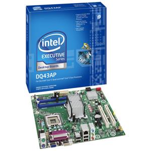 BOXDQ43AP Intel DQ43AP Socket LGA 775 Intel Q43 Express + Intel ICH10D Chipset Pentium/ Celeron/ Xeon/ Core 2 Duo/ Core 2 Quad Processors Support DDR2 2x DIMM 3x SATA 3.0Gb/s Micro-ATX Motherboard (Refurbished)