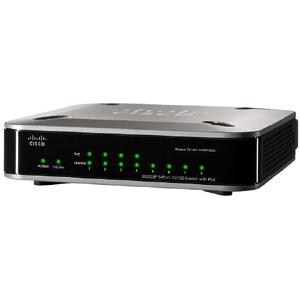 SD208P-G2 Cisco 8-Ports RJ-45 10/100Mbps Fast Ethernet Unmanaged Switch with PoE (Refurbished)