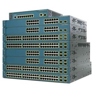 WS-C3560V248TSE-RF Cisco Catalyst 3560v2 48-Ports 10/100Base-TX RJ-45 Manageable Layer3 Rack-mountable 1U Switch with 4x SFP Ports (Refurbished)