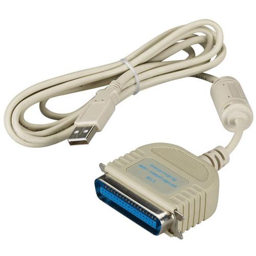 EQN500-0006-R2 Black Box Data Transfer Cable Adapter Type A Male USB Centronics Male Parallel 72"