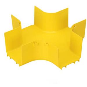 FRFWC4X4YL Panduit FiberRunner 4x4 System Cable Raceway Fitting